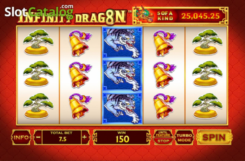 Reel Screen. Infinity Dragon slot