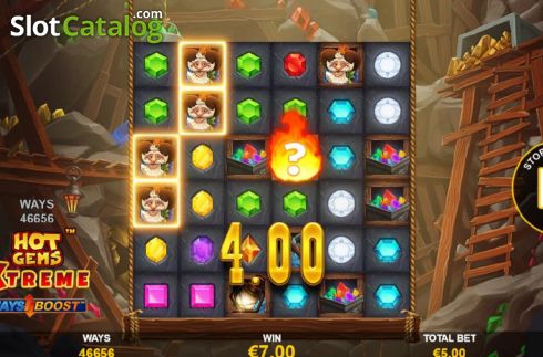 Win Screen 2. Hot Gems Extreme slot