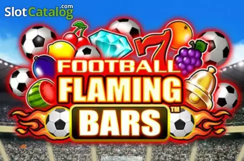 Football Flaming Bars Logo