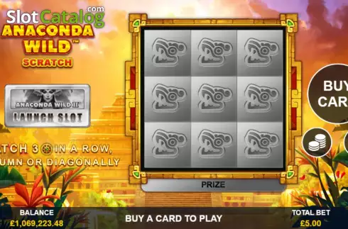 Game Screen 1. Anaconda Wild Scratch slot