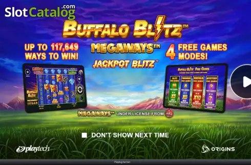 Ecran2. Buffalo Blitz Megaways slot