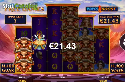Free Spins 3. Age Of The Gods Maze Keeper slot