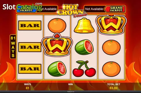 Скрин2. Hot Crown Deluxe слот