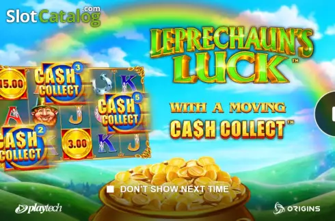 Ecran2. Cash Collect Leprechauns Luck slot