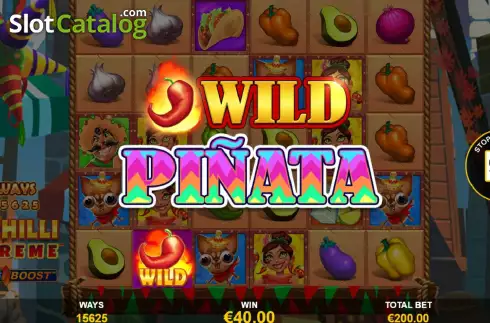 Feature 1. Chilli Xtreme Ways Boost slot