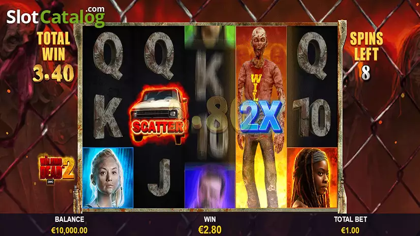 The Walking Dead 2 Free Spins with Multiplier Wilds