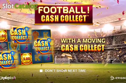 Start Screen. Football Cash Collect slot