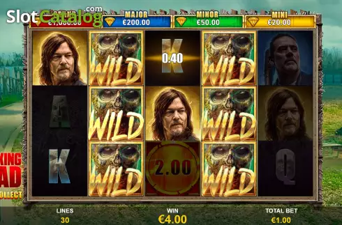 Skärmdump4. The Walking Dead Cash Collect slot