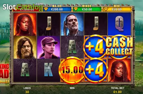 Bildschirm6. The Walking Dead Cash Collect slot