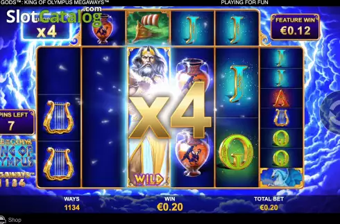Free Spins 4. Age Of The Gods King Of Olympus Megaways slot