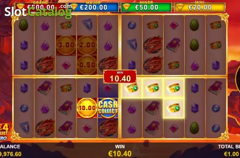 Bildschirm6. Fire 4: Cash Collect Quattro slot
