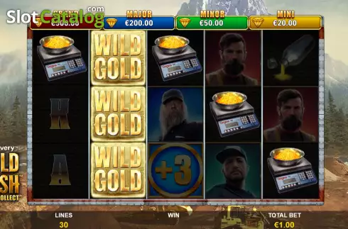 Win Screen 2. Gold Rush Cash Collect slot