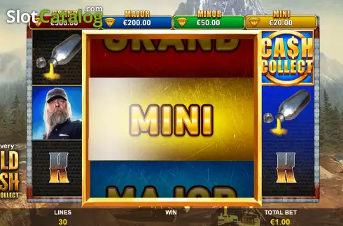 Win Screen 5. Gold Rush Cash Collect slot