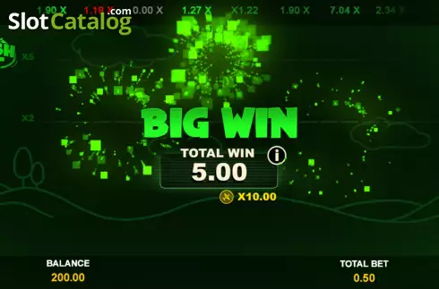 Big Win screen. Cash It slot
