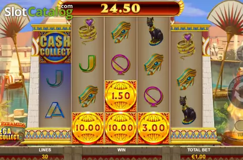 Bildschirm6. Mega Cash Collect: Queen of the Pyramid slot