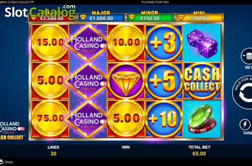 Schermo2. Holland Casino Cash Collect slot