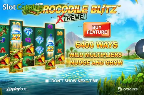 画面2. Crocodile Blitz Extreme カジノスロット