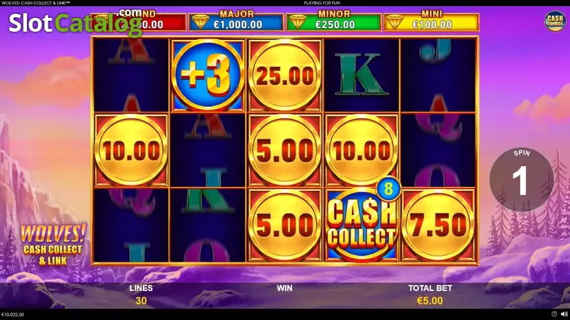 Wolves! Cash Collect & Link by Playtech Respins Wolves-Cash-Collect-Link
