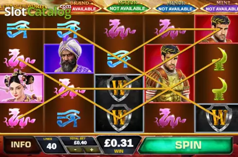 Respins 2. Rulers of the World: Empire Treasures slot