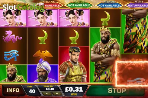 Schermo8. Rulers of the World: Empire Treasures slot