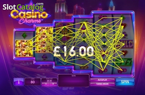 Win Screen. Casino Charms slot