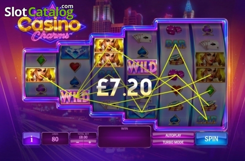 Win Screen. Casino Charms slot