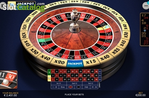 Game Screen 7. Diamond Bet Roulette slot