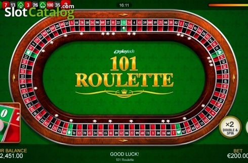 Ekran3. 101 Roulette yuvası