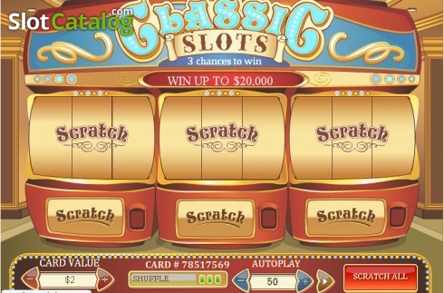 Game workflow. Classic Slot Scratch slot