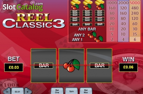 Skärmdump4. Reel Classic 3 slot