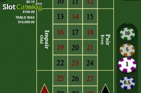 Captura de tela2. Multiplayer French Roulette slot