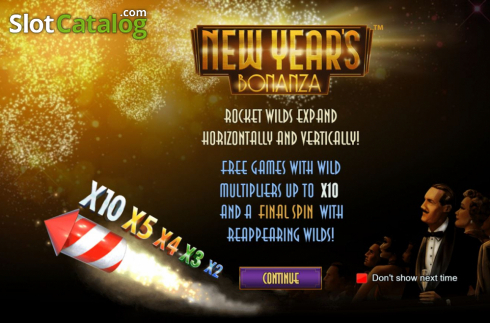 Bildschirm2. New Year Bonanza slot