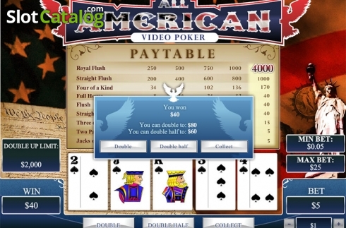Captura de tela5. All American (Playtech) slot