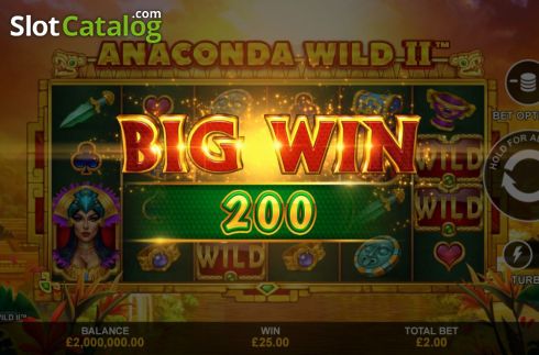 Big Win. Anaconda Wild II slot