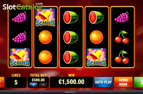 Win screen 3. Extreme Fruits 5 slot