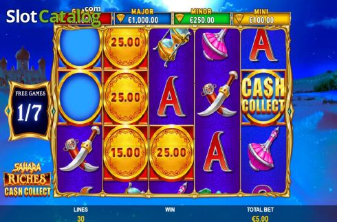 Free Spins 2. Sahara Riches Cash Collect slot