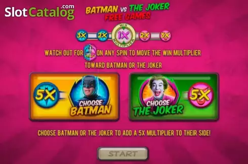 Ecran6. Batman & The Joker Jewels slot