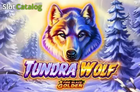 Fire Blaze Golden: Tundra Wolf Siglă