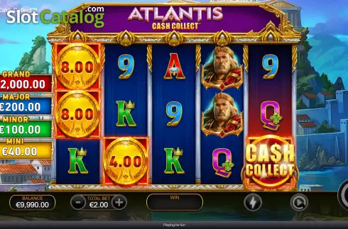 Ecran3. Atlantis Cash Collect slot