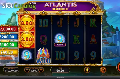 Ecran5. Atlantis Cash Collect slot
