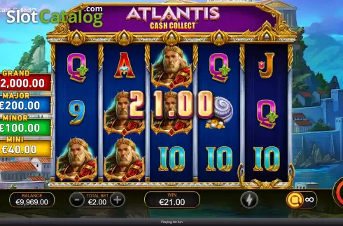 Ecran4. Atlantis Cash Collect slot