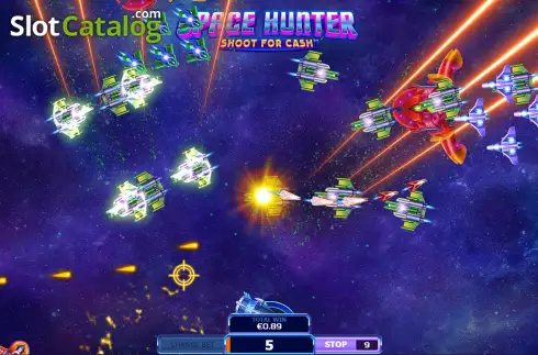 Gameplay Screen 5. Space Hunter Shoot For Cash slot