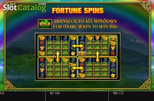 Fortune spins screen. Luck O' The Irish Gold Spins slot