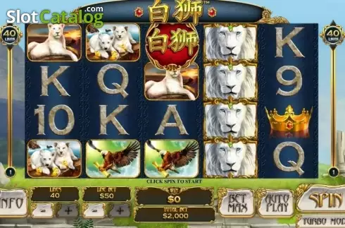 Game Workflow screen. Bai Shi slot