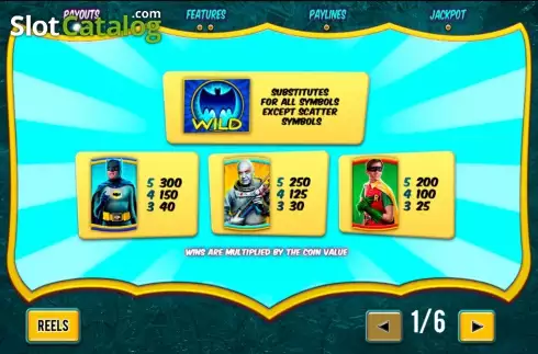 Skärmdump2. Batman & Mr Freeze Fortune slot