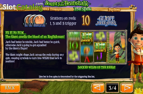 画面7. Bounty of the Beanstalk (バウンティ・オブ・ザ・ビーンストーク) カジノスロット