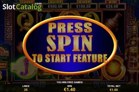 Free Spins Win Screen 2. Grand Junction Enchanted Inca slot