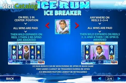 Ecran6. Ice Run slot