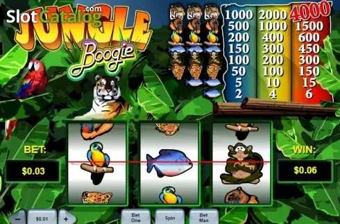 Win Screen. Jungle Boogie slot