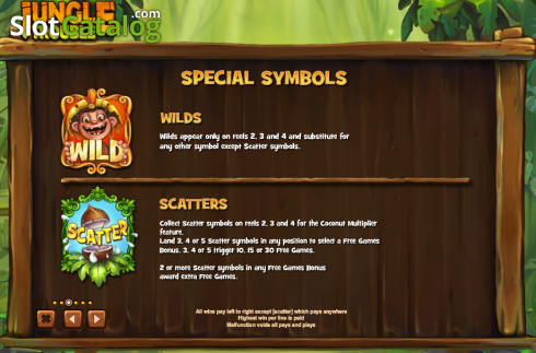 画面3. Jungle trouble (ジャングル・トラブル) カジノスロット